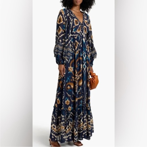 FARM Rio Dresses & Skirts - FARM Rio Pineapple Ikat Maxi Dress - Size Extra Small XS NWT